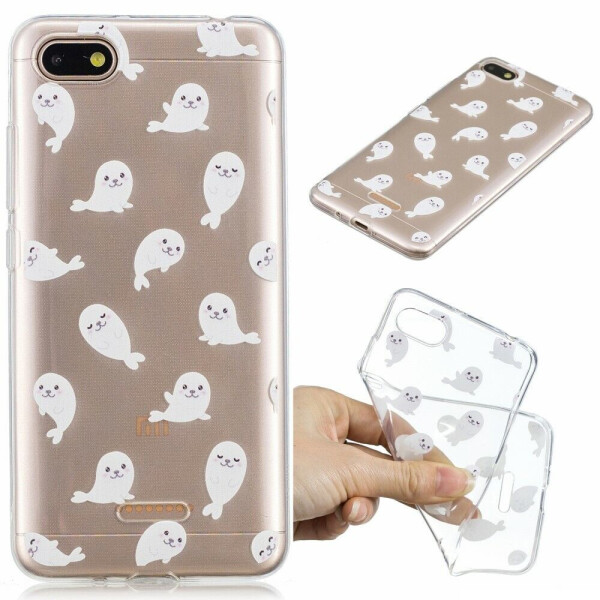 

Силиконовый (TPU) чехол Deexe Pretty Glossy для Xiaomi Redmi 6A - Sea Lion