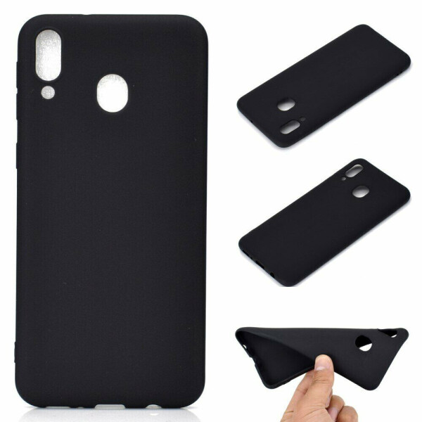 

Силиконовый (TPU) чехол Deexe Matte Case для Samsung Galaxy A30 (A305) / A20 (A205) - Black