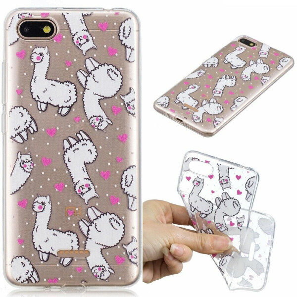 

Силиконовый (TPU) чехол Deexe Pretty Glossy для Xiaomi Redmi 6A - Alpacas