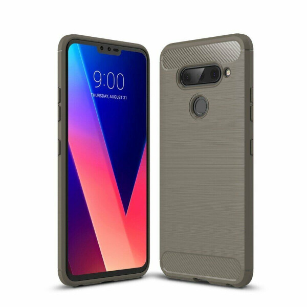 

Защитный чехол UniCase Carbon для LG V40 ThinQ - Grey