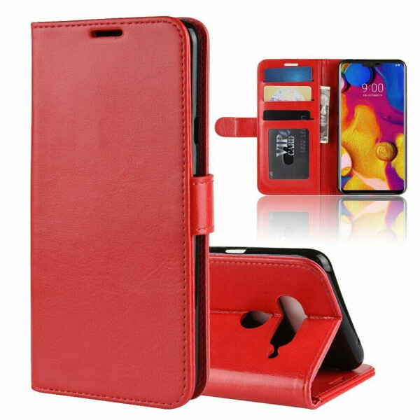 

Чехол-книжка Deexe Wallet Style для LG V40 ThinQ - Red