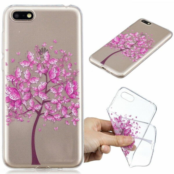 

Силиконовый (TPU) чехол Deexe Pretty Glossy для Huawei Y5 2018 / Y5 Prime 2018 / Honor 7A - Tree