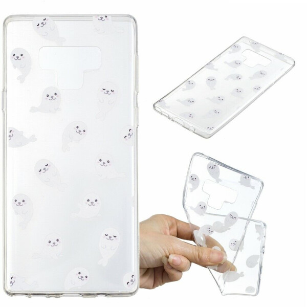 

Силиконовый (TPU) чехол Deexe Pretty Glossy для Samsung Galaxy Note 9 (N960) - Sea Lion