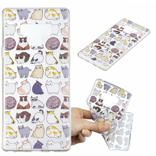 

Силиконовый (TPU) чехол Deexe Pretty Glossy для Samsung Galaxy Note 9 (N960) - Cartoon Animals