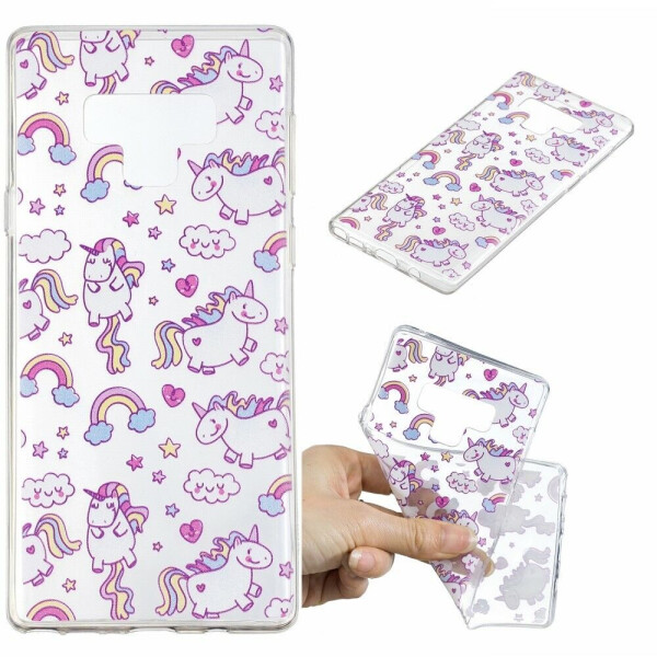

Силиконовый (TPU) чехол Deexe Pretty Glossy для Samsung Galaxy Note 9 (N960) - Lovely Unicorns