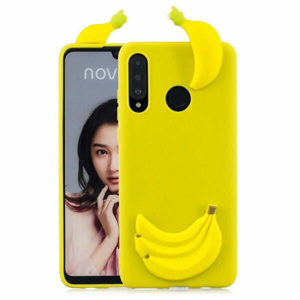 

Силиконовый (TPU) чехол UniCase 3D Cartoon Pattern для Huawei P30 Lite - Banana
