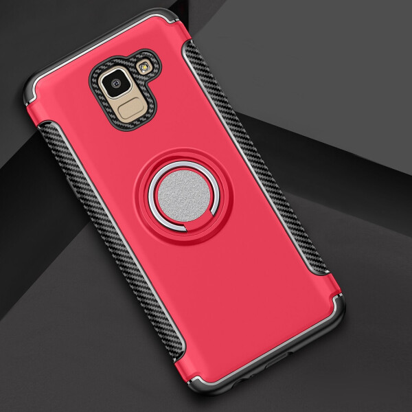 

Защитный чехол UniCase Mysterious Cover для Samsung Galaxy J6 2018 (J600) - Red