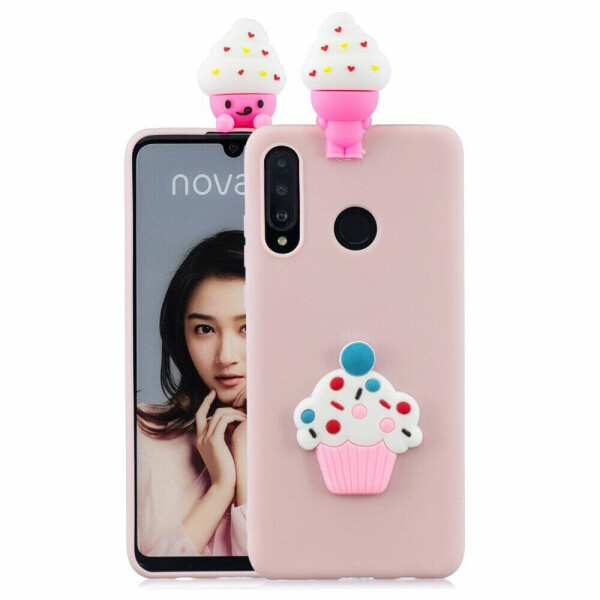 

Силиконовый (TPU) чехол UniCase 3D Cartoon Pattern для Huawei P30 Lite - Ice Cream