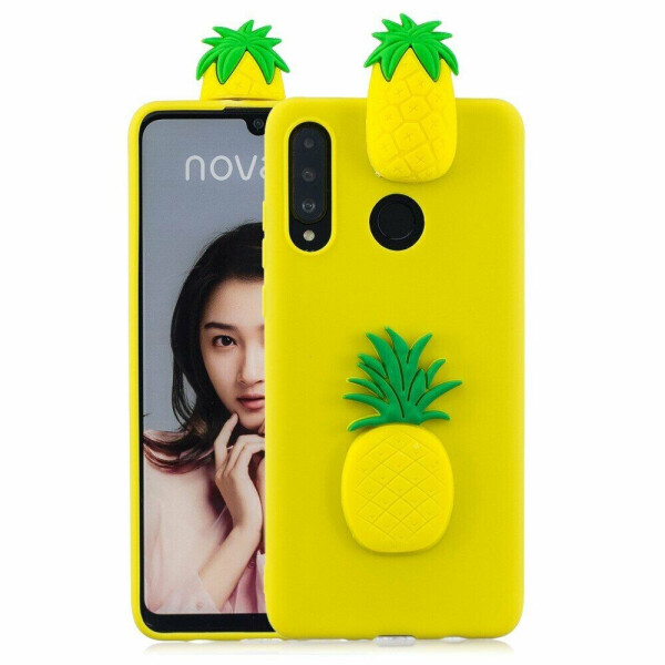 

Силиконовый (TPU) чехол UniCase 3D Cartoon Pattern для Huawei P30 Lite - Pineapple