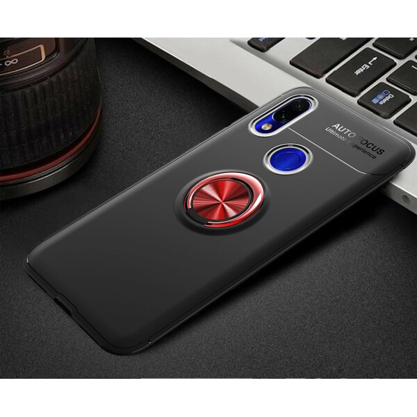 

Защитный чехол UniCase Magnetic Ring для Xiaomi Redmi 7 - Black / Red