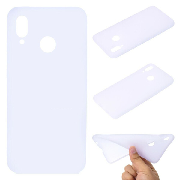 

Силиконовый (TPU) чехол Deexe Matte Case для Huawei Nova 3 - White