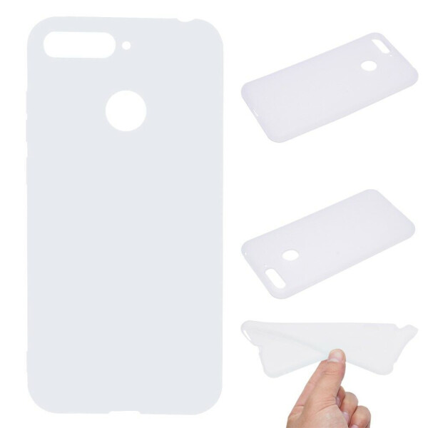 

Силиконовый чехол Deexe Matte для Huawei Y7 2018 / Y7 Prime 2018 / Honor 7C Pro - White