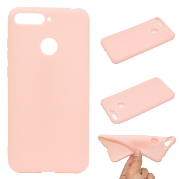 

Силиконовый чехол Deexe Matte для Huawei Y7 2018 / Y7 Prime 2018 / Honor 7C Pro - Pink