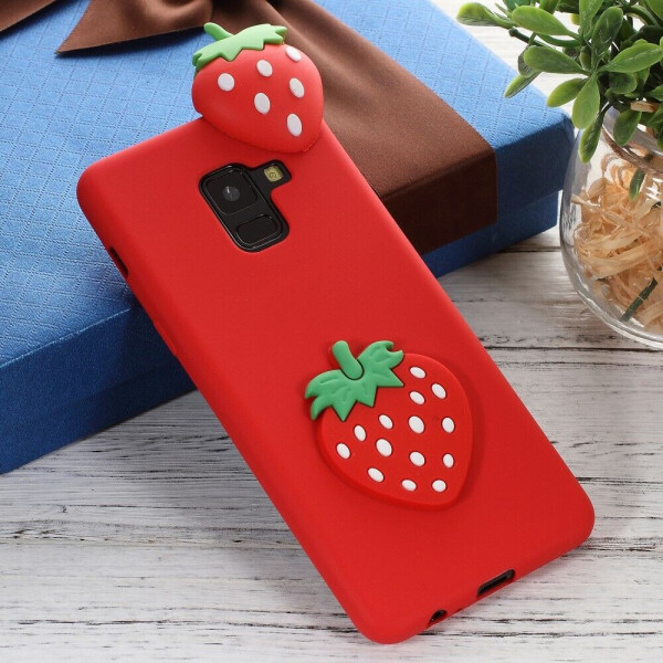 

Силиконовый (TPU) чехол UniCase 3D Pattern для Samsung Galaxy A8 (A530) - Strawberry