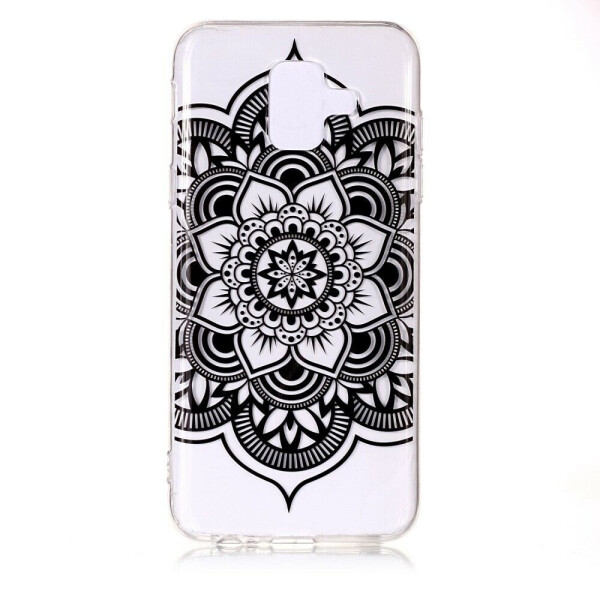 

Силиконовый (TPU) чехол Deexe Pretty Glossy для Samsung Galaxy A6 2018 (A600) - Black Mandala