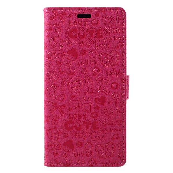 

Чехол-книжка UniCase Graffiti Pattern для Samsung Galaxy A6+ 2018 (A605) - Rose