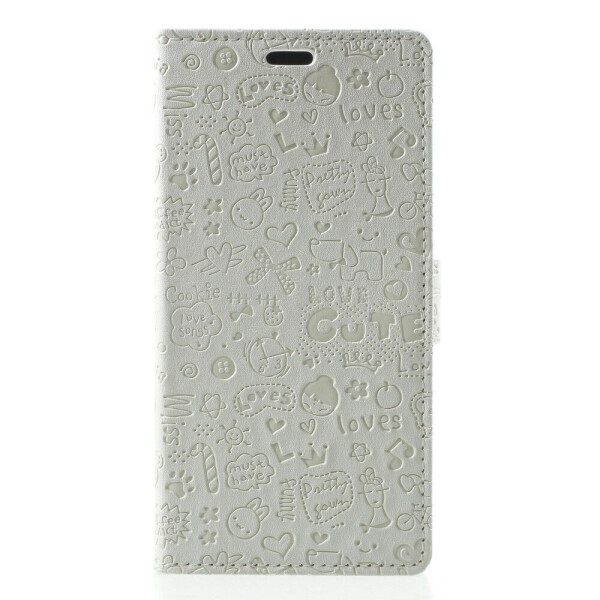 

Чехол-книжка UniCase Graffiti Pattern для Samsung Galaxy A6+ 2018 (A605) - White