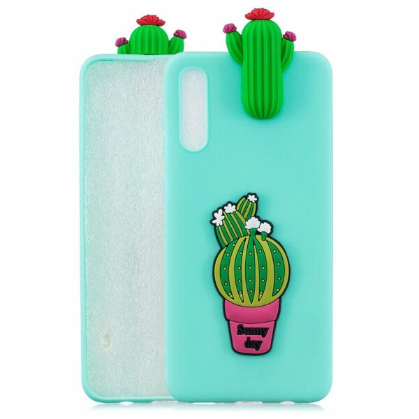 

Силиконовый (TPU) чехол UniCase 3D Cartoon Pattern для Samsung Galaxy A50 (A505) / A30s (A307) / A50s (A507) - Cactus