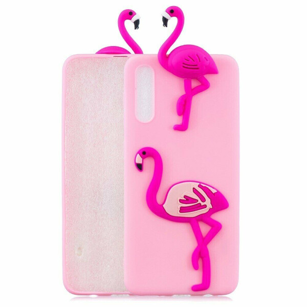 

Силиконовый (TPU) чехол UniCase 3D Cartoon Pattern для Samsung Galaxy A50 (A505) / A30s (A307) / A50s (A507) - Flamingo