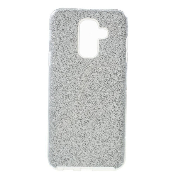 

Силиконовый (TPU) чехол UniCase Glitter Cover для Samsung Galaxy J8 2018 (J810) - Silver