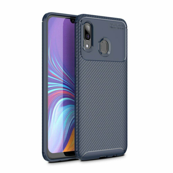 

Защитный чехол Deexe Fusion для Samsung Galaxy A40 (А405) - Blue