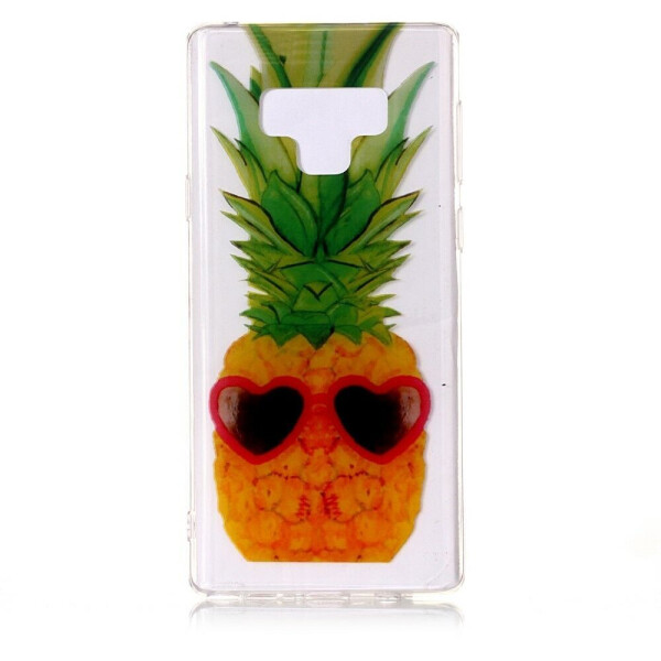 Силиконовый (TPU) чехол Deexe Pretty Glossy для Samsung Galaxy Note 9 (N960) - Pineapple