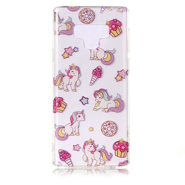 

Силиконовый (TPU) чехол Deexe Pretty Glossy для Samsung Galaxy Note 9 (N960) - Unicorn