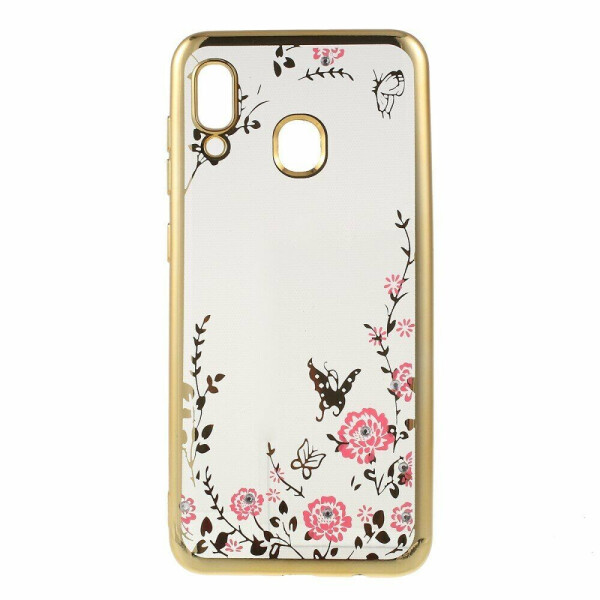 

Силиконовый (TPU) чехол Deexe Shiny Cover для Samsung Galaxy A30 (A305) / A20 (A205) - Gold