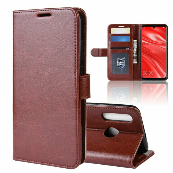 

Чехол-книжка Deexe Wallet Style для Huawei P Smart Plus 2019 - Brown