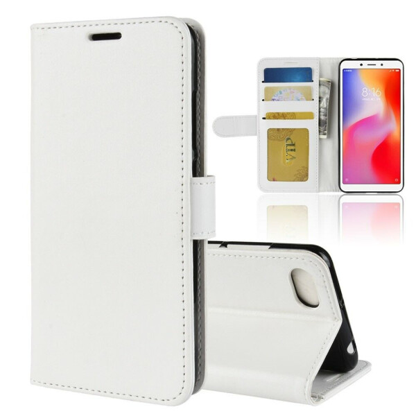 

Чехол-книжка Deexe Wallet Style для Xiaomi Redmi 6A - White