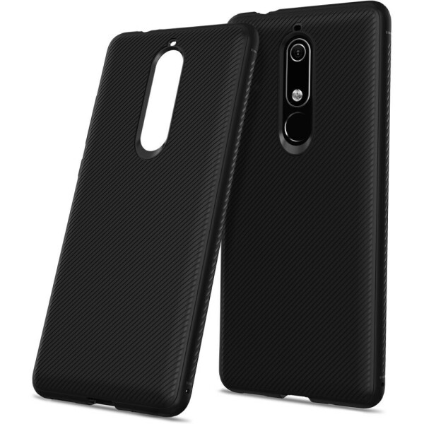 

Защитный чехол UniCase Twill Soft для Nokia 5 2018 / Nokia 5.1 - Black