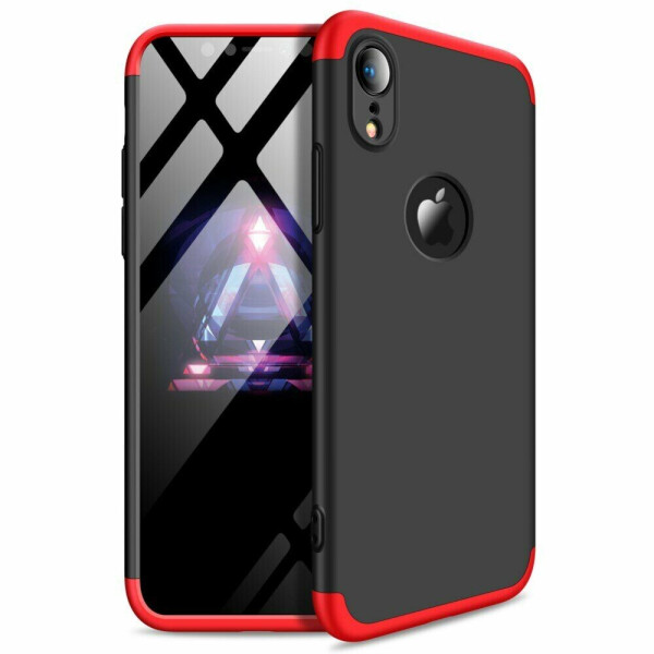 

Защитный чехол GKK Double Dip Case для Apple iPhone XR - Black / Red