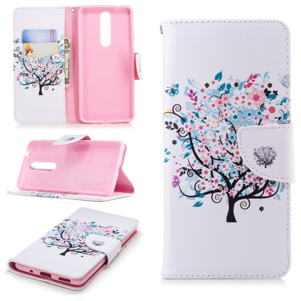 

Чехол-книжка Deexe Color Wallet для Nokia 5 2018 / Nokia 5.1 - Spring Tree