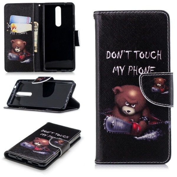 

Чехол-книжка Deexe Color Wallet для Nokia 5 2018 / Nokia 5.1 - Don't Touch My Phone B