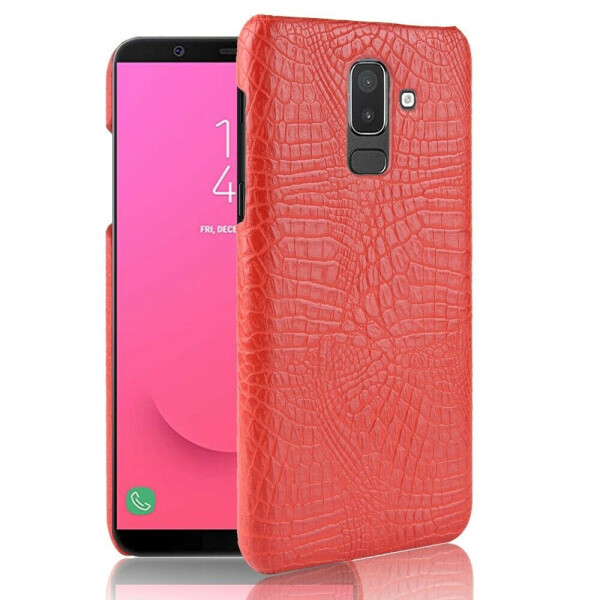 

Пластиковый чехол Deexe Croco Style для Samsung Galaxy J8 2018 (J810) - Red