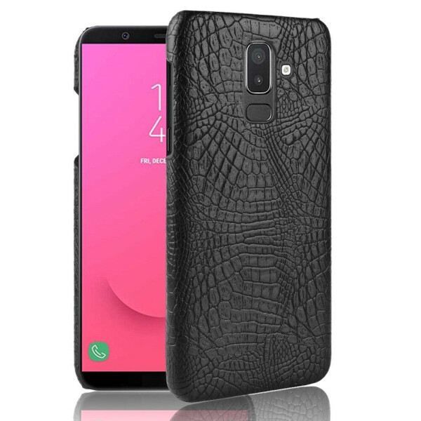 

Пластиковый чехол Deexe Croco Style для Samsung Galaxy J8 2018 (J810) - Black