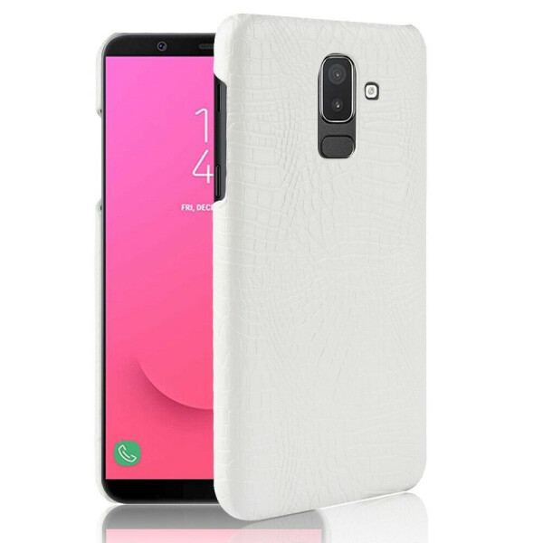 

Пластиковый чехол Deexe Croco Style для Samsung Galaxy J8 2018 (J810) - White
