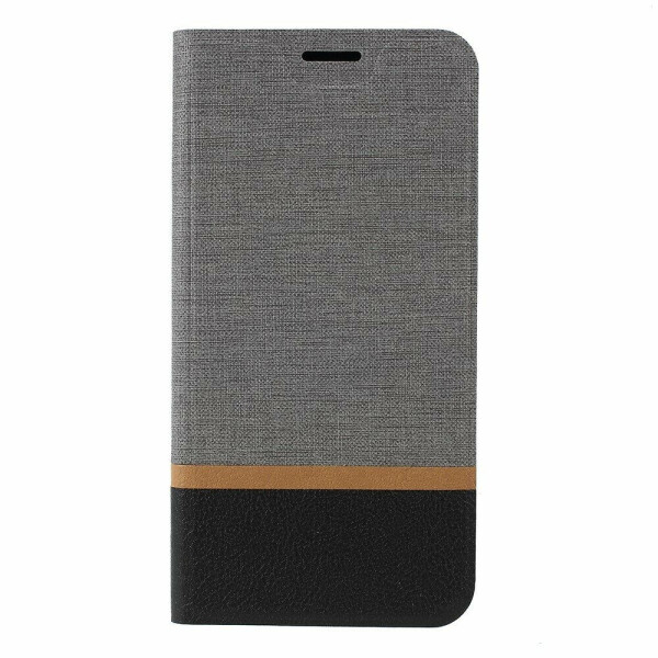 

Чехол-книжка Deexe Lines Texture для Huawei Y7 (2019) - Grey