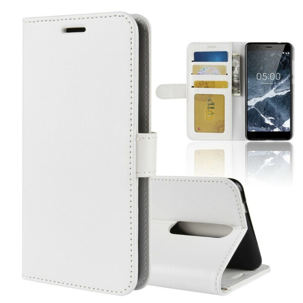 

Чехол-книжка Deexe Wallet Style для Nokia 5 2018 / Nokia 5.1 - White