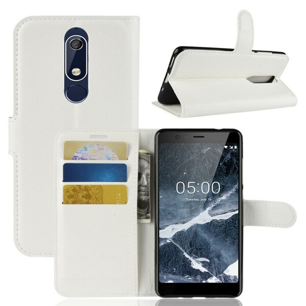 

Чехол-книжка Deexe Book Type для Nokia 5 2018 / Nokia 5.1 - White