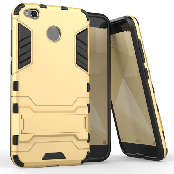 

-подставка ударопрочный Transformer для Xiaomi Redmi 4X с мощной защитой корпуса (Золотой / Champagne Gold) (81995)