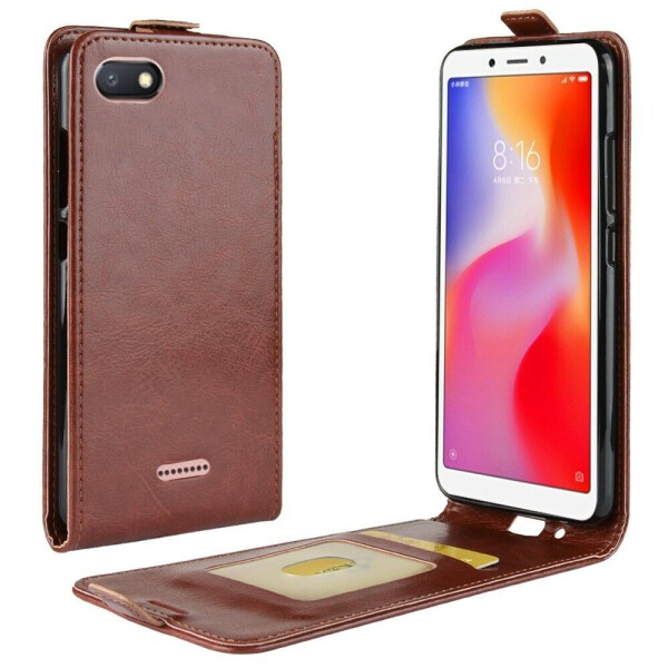 

Чехол Deexe Flip Case для Xiaomi Redmi 6A - Brown