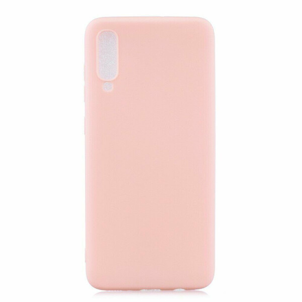 

Силиконовый (TPU) чехол Deexe Matte Case для Samsung Galaxy A70 (A705) - Light Pink