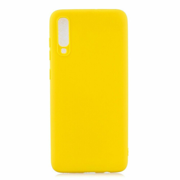 

Силиконовый (TPU) чехол Deexe Matte Case для Samsung Galaxy A70 (A705) - Yellow