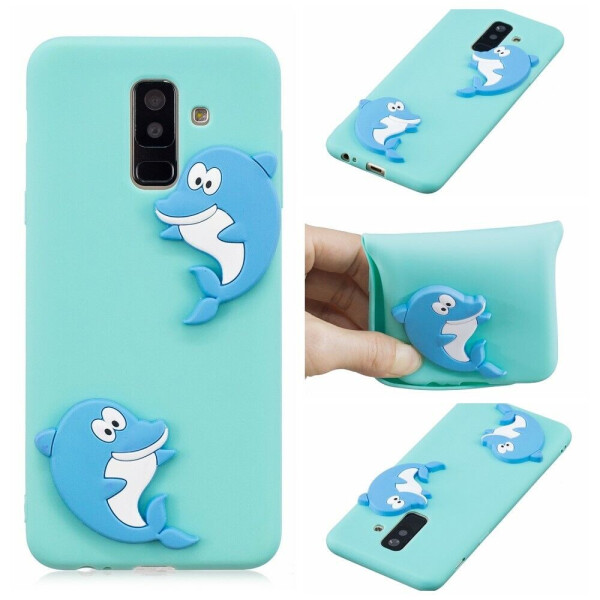 

Силиконовый (TPU) чехол UniCase 3D Cartoon Pattern для Samsung Galaxy A6+ 2018 (A605) - Dolphin Pattern