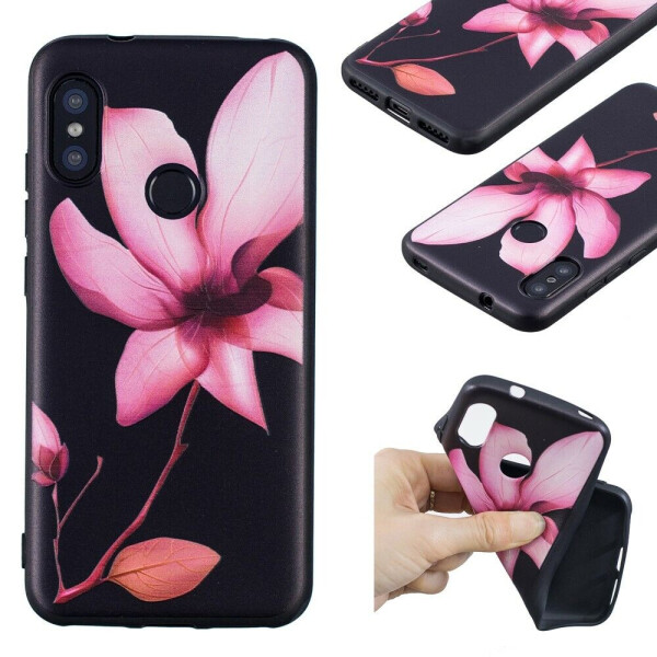 

Силиконовый (TPU) чехол Deexe Life Style для Xiaomi Redmi 6 Pro / Mi A2 Lite - Pink Flower