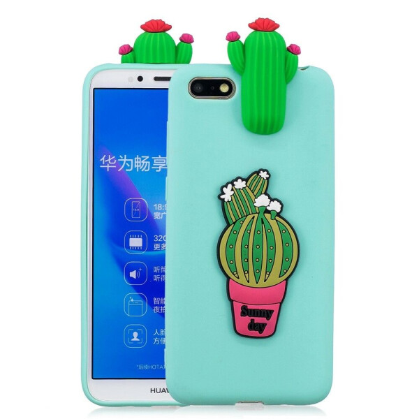

Силиконовый (TPU) чехол UniCase 3D Cartoon Pattern для Huawei Y5 2018 / Y5 Prime 2018 / Honor 7A - Cactus