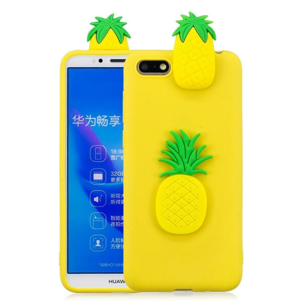

Силиконовый (TPU) чехол UniCase 3D Cartoon Pattern для Huawei Y5 2018 / Y5 Prime 2018 / Honor 7A - Pineapple