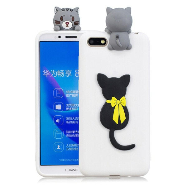 

Силиконовый (TPU) чехол UniCase 3D Cartoon Pattern для Huawei Y5 2018 / Y5 Prime 2018 / Honor 7A - Cat