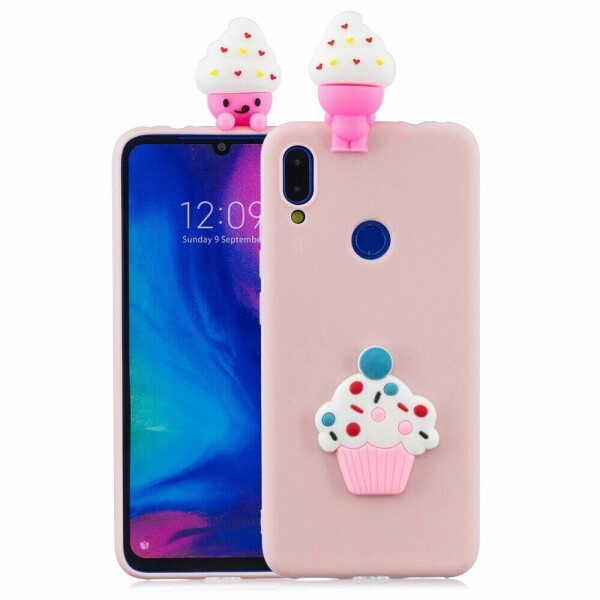 

Силиконовый (TPU) чехол UniCase 3D Cartoon Pattern для Xiaomi Redmi Note 7 / Note 7 Pro - Ice Cream